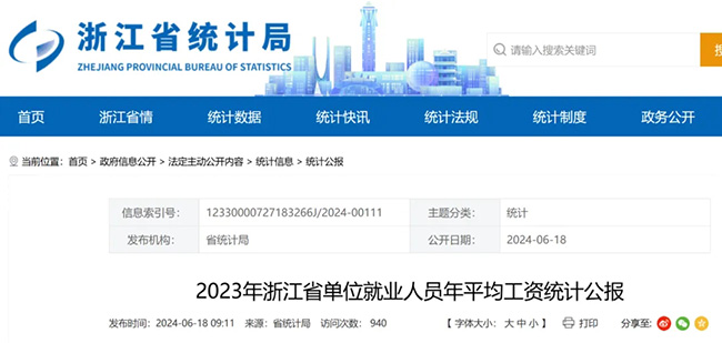 最新！2023年浙江省平均工資出爐！你是什么段位？社保基數(shù)也要跟著調整了？